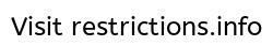 restrictions.info